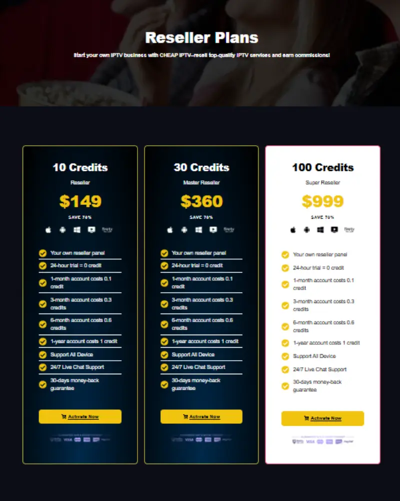 cheap iptv reseller