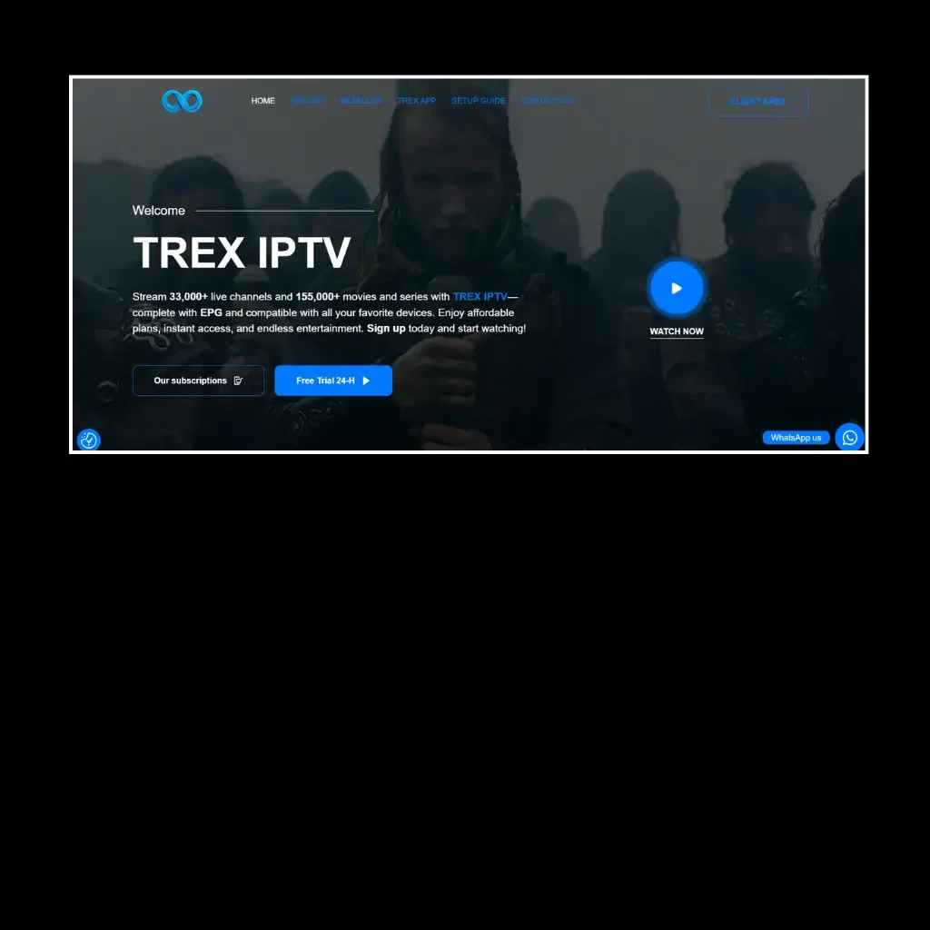 Trex IPTV provider with iptv free trial